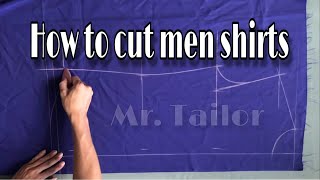 How to cut shirts full cutting MrTailor [upl. by Richarda530]