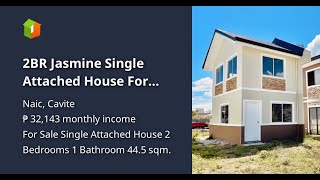 2BR Jasmine Single Attached House For Sale in Naic Cavite [upl. by Jemmy]