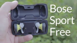 Review  Bose Soundsport Free Truly Wireless buds [upl. by Navanod]