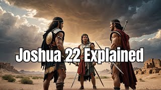 Joshua Chapter 22 Explained Transjordan Tribes Almost Start A Civil War [upl. by Grimes808]