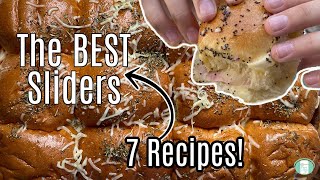 7 Sliders Recipes  Easy Make Ahead Meals for a Crowd [upl. by Suraved]