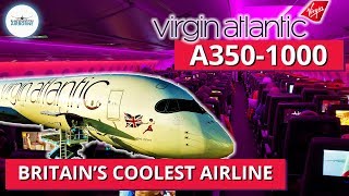 VIRGIN ATLANTIC review Economy class on the amazing A350 [upl. by Airbmak]