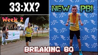 Shock 10k PB in Half Marathon Training  BREAKING 80 Episode 3 [upl. by Danete]