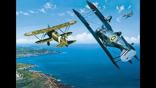 Classic Duels  Gloster Gladiator vs Fiat CR42 Falco [upl. by Edveh188]