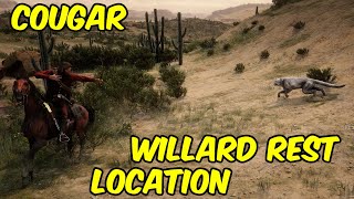 Cougar Willard rest location Red Dead Redemption 2 [upl. by Mcgrath]