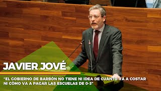 Javier Jové “El Gobierno de Barbón no tiene ni idea de cómo va a pagar las escuelas de 0 a 3” [upl. by Drareg]