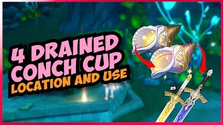 4 Dried conch cup locations and use  Genshin Impact guides [upl. by Ojeillib]