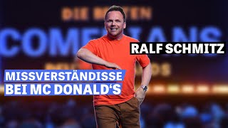 Ralf Schmitz  Missverständnisse bei Mc Donalds  Die besten Comedians Deutschlands [upl. by Adnwahsor]