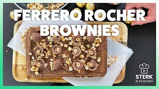 Ferrero Rocher Brownies  Koken amp bakken met SterkInDeKeuken [upl. by Halsey]