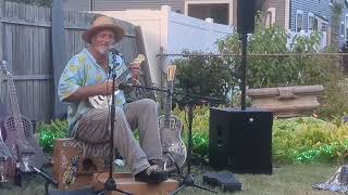 Rev Robert from Clarksdale Mississippi performed in Maggies backyard gazebo [upl. by Ydnil]