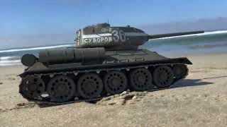 TAIGEN 116 RC  RUSSIAN T3485  SAND TEST RUN [upl. by Noislla]