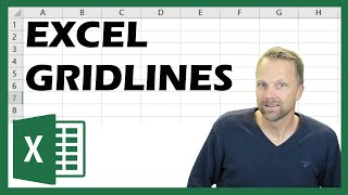 See or hide the gridlines in Excel Show gridlines in Excel Grids not showing [upl. by Hitchcock]