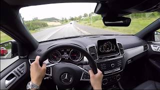 2017 Mercedes GLE Coupe 350d 60 FPS POVtest drive acceleration [upl. by Cousin]