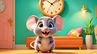 Hickory Dickory Dock  Fun Nursery Rhyme for Kids  Learn and Sing Along [upl. by Nivlam]