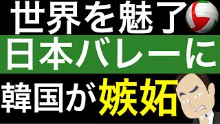 世界から愛される日本のバレーボール。他国からの応援が羨ましくてたまらない韓国。韓国のスポーツに応援してもらえるような要素はないが・・ [upl. by Akiemaj]