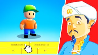 AKINATOR INDOVINA LE SKIN DI STUMBLE GUYS [upl. by Allimak994]