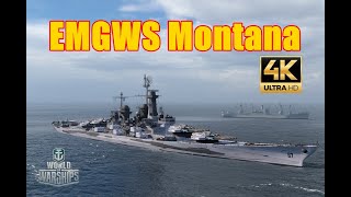 Join World of Warships  260  Montana has very good repairation capability [upl. by Nnairrek]