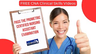 Fulllength CNA Clinical Skills Video 21 Skills  Pass the Prometric Clinical Skills Exam [upl. by Ronile]