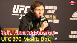 Said Nurmagomedov on Preparing for Cody Stamann Eating Pizza During a Weight Cut  UFC 270 [upl. by Sirtemed476]