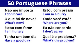 Learn Portuguese Phrases for Everyday Life in 10 minutes [upl. by Darryl179]