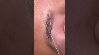 eyebrow threading eyebrows tutorial eyebrowthreading eyebrowthreadingtutorialforbeginners shorts [upl. by Checani]