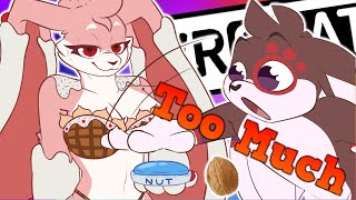 Furry SMASHES Nut Button in VRChat [upl. by Nyliak41]