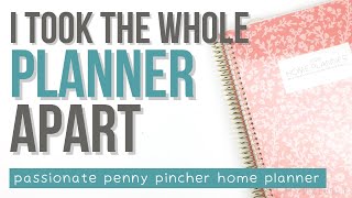 SETTING UP MY 2024 PASSIONATE PENNY PINCHER HOME PLANNER  Uncoiling and customizing planners [upl. by Dranoel]