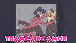 UN MES CONTIGO  LADYBUGampCHATNOIR  Miraculous Ladybug Comic Fandub Español [upl. by Allesor]