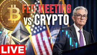 Fed Meeting vs Crypto LIVE 🔴 Jerome Powell  Inflation Sentiment Analysis [upl. by Manaker]