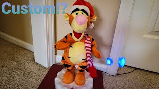 Gemmy Snowflake Spinning Tigger Custom [upl. by Assiren245]