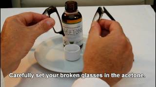 Fix Broken Acetate Glasses Eyewear Glasses Repairs Made Easy [upl. by Snebur997]