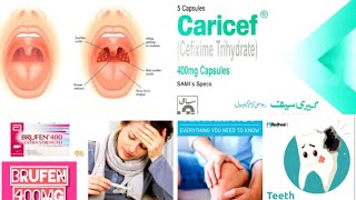 caricef capsules uses  brufen tablet uses  uses in urdu Hindi [upl. by Harifaz]