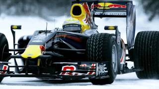 F1 car on frozen lake  Red Bull Racing returns to Quebec [upl. by Nichole]