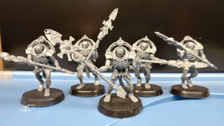 Assembling Necron Triarch Praetorians [upl. by Eupheemia]