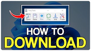 How To Download TinyTask On PCLaptop 2024  Full Guide [upl. by Ahseenyt]