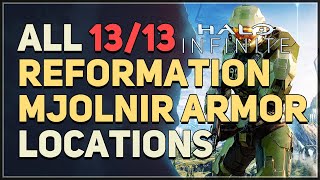 All 13 Reformation Mjolnir Armory Locations Halo Infinite [upl. by Asp363]