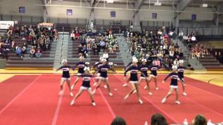 Hornell Varsity Cheer  Counties Oct 2014 [upl. by Oswin982]