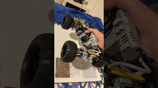 4x4 chassis independent air suspension positive caster Ackerman geometry BuWizz [upl. by Ilellan]