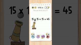 BRAIN TEST LEVEL 61 WALKTHROUGH SOLUTION [upl. by Keever]