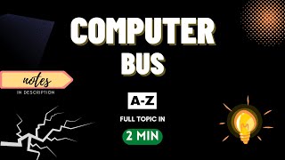 BUS types  ADDRESS  DATA  CONTROL BUS  DATA TRANSFER BETWEEN MEMORY AND CPU [upl. by Aymer729]