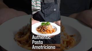 Pasta Amatriciana is my favorite Roman dish italy amatriciana rome pastafresca italian [upl. by Malinin]