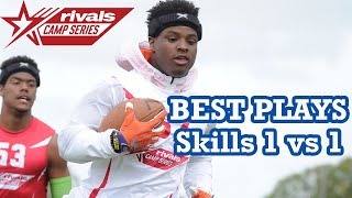 BEST PLAYS Skills 1 vs 1 highlights  Rivals Camps 2020 [upl. by Nanoc]