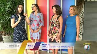 Moda para mulheres acima dos 50 anos  MANHÃ TOTAL [upl. by Cheadle]