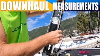 Hobie 16 downhaul measurements [upl. by Sarine331]