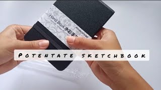 Potentate Watercolor SketchBook Quick ReviewMartinas art [upl. by Huey]