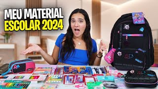 MEU MATERIAL ESCOLAR 2024 [upl. by Pacificia977]