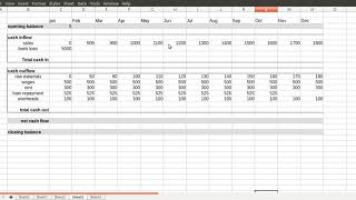 How to create a Cash Flow Forecast table [upl. by Anij]