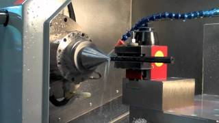 Hard Turning on a Haas GT20 [upl. by Misab]