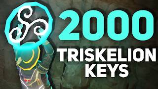 Loot From 2000 Crystal Triskelion Keys  RuneScape [upl. by Quintilla464]