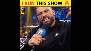 Roman Reigns say I Run this Show shorts wwe [upl. by Rehpotirhc]